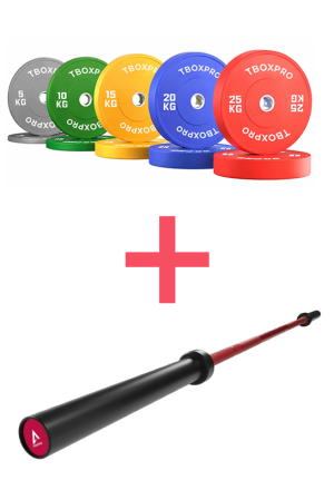 Pack Color 100 kg + BARRA 1000 lbs